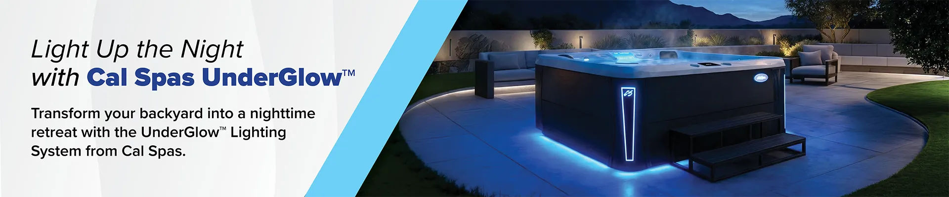 Calspas hot tub being used in a family setting - Bellingham