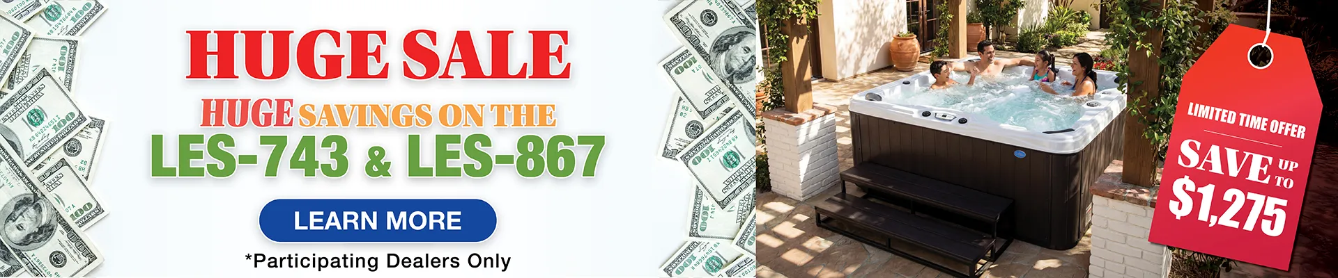 Calspas hot tub being used in a family setting - Bellingham